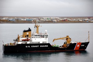 USCGC SPAR operating off the North Slope