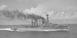Sumatra at sea in English waters, May 1940