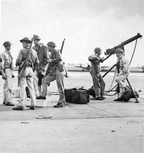 AA .50 caliber at Wheeler Field awaiting an attack that never came