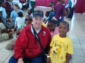 DolbowwithAntiguans Yours truly ashore with just one of the 100,000 patients treated by the men and women of the USNS Comfort during last year's deployment in support of Continuing Promise 09.