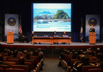 "Maritime Implications of Climate Change" discussion panel during the Chief of Naval Operations’ 21st International Seapower Symposium at the U.S. Navy War College in Newport, R.I.