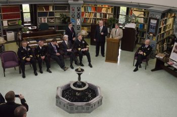 U.S. and Russian Navy delegations during concluding ceremonies of the 40th Annual Incidents at Sea Agreement Review in 2012. U.S. Navy Photo.